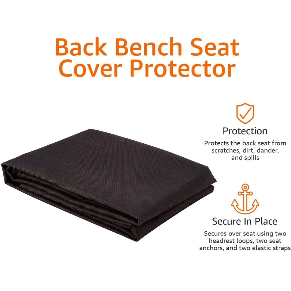 NWT Amazon Waterproof Car Bench Seat Cover for Dogs